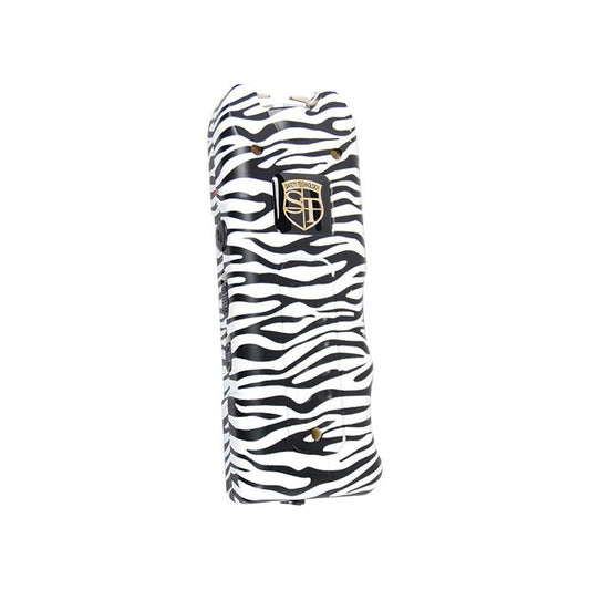 Zebra Print 80 Million Volt MultiGuard Stun Gun with Alarm and Flashlight