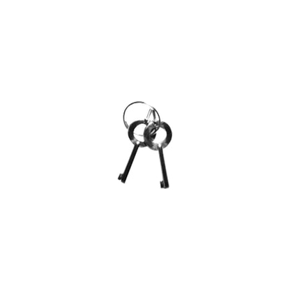 Tactical Black Nickel-Plated Steel Handcuffs