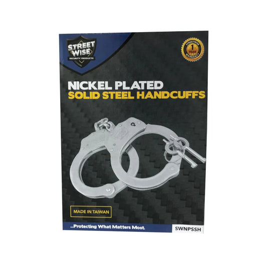 Durable Nickel-Plated Steel Restraints for Security Professionals