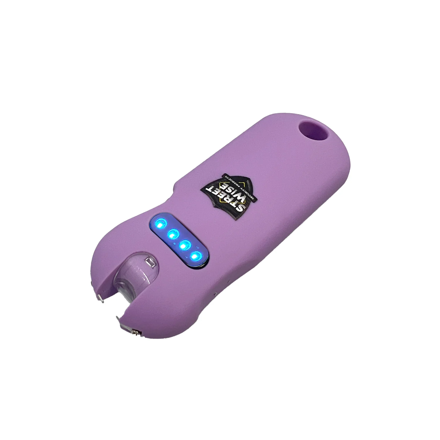 Compact SMART Stun Gun and 18 Stream Pepper Spray Combo - Purple