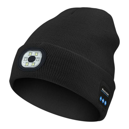 LED Music Beanie Hat with Rechargeable Bluetooth and Removable Speakers for Winter Warmth - Inside The Bars