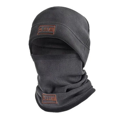 Tactical Military Fleece Hat & Scarf Set - Thermal Balaclava with Face Mask and Neck Protector for Winter Sports - Inside The Bars