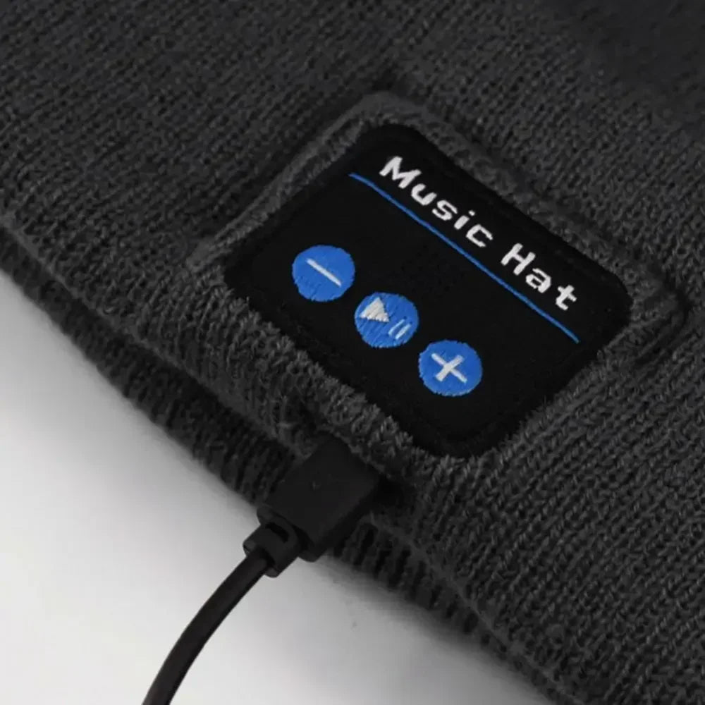 LED Music Beanie Hat with Rechargeable Bluetooth and Removable Speakers for Winter Warmth - Inside The Bars