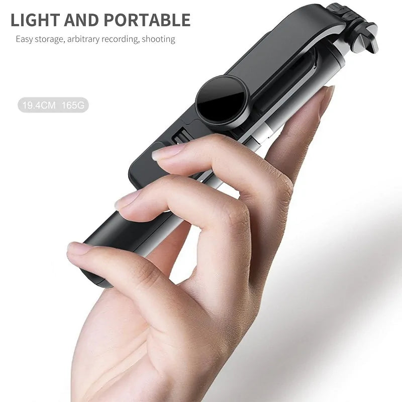 Ultimate Wireless Bluetooth Selfie Stick with Adjustable Fill Light