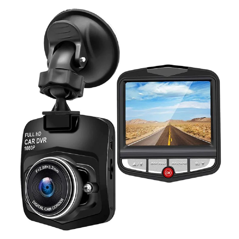 Car DVR Dash Cam 1080P with Night Vision, G-Sensor & 170° Wide Angle 2.4