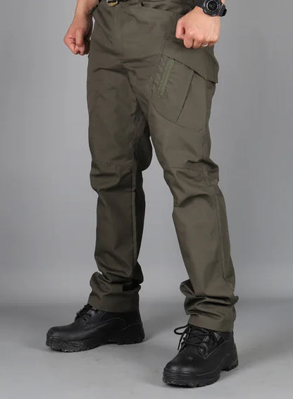 Men's Waterproof Tactical Cargo Pants, SWAT-Ready Combat Trousers with Versatile Pocket Design, Durable Outdoor Pants 2024