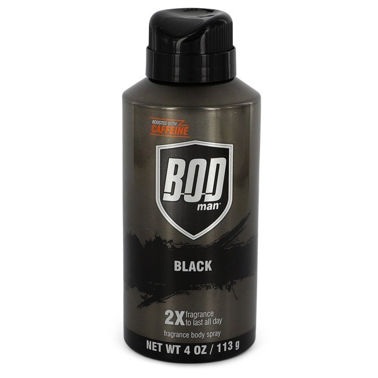 Bod Man Black by Parfums De Coeur Body Spray 4 oz for Men - Inside The Bars