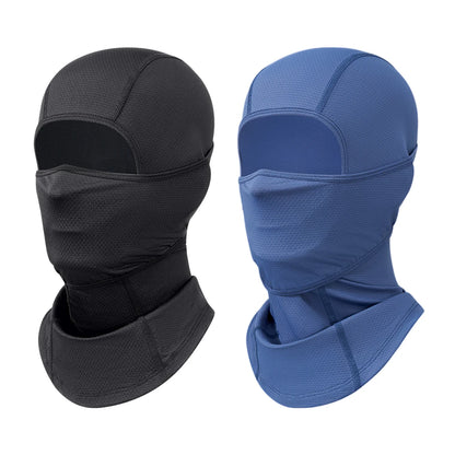 Adjustable UV Protection Balaclava Face Mask Set for Men and Women - Quick-Drying Motorcycle Gear (2/3pcs)