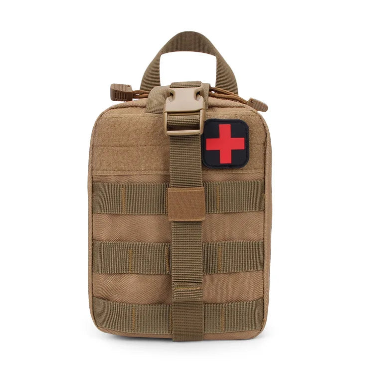 Quick Release First Aid Pouch Patch Bag Molle Amphibious Tactical Medical Kit EMT Emergency EDC Rip-Away Survival IFAK Hunting - Inside The Bars