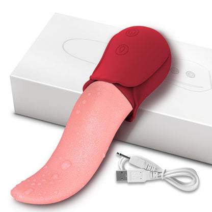 Wireless Remote Control Tongue Licking Vibrator - USB Rechargeable Jumping Egg for Women