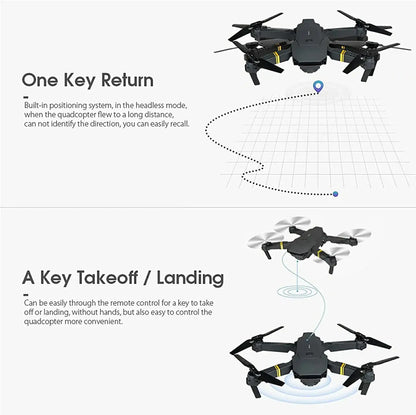 4K Ultra HD Foldable WiFi Drone with Dual Cameras