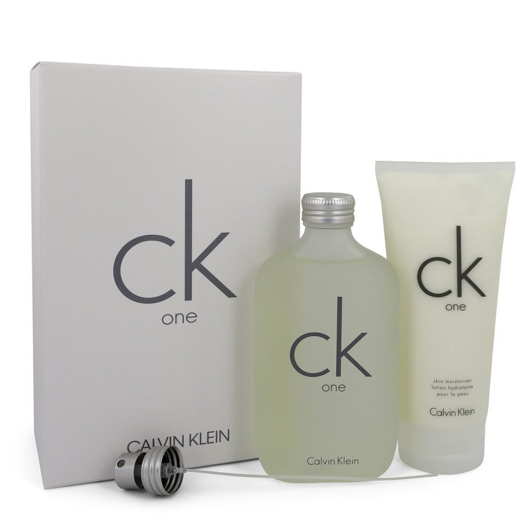 Ck One by Calvin Klein Gift Set for Men Eau De Toilette and Moisturizer - Inside The Bars