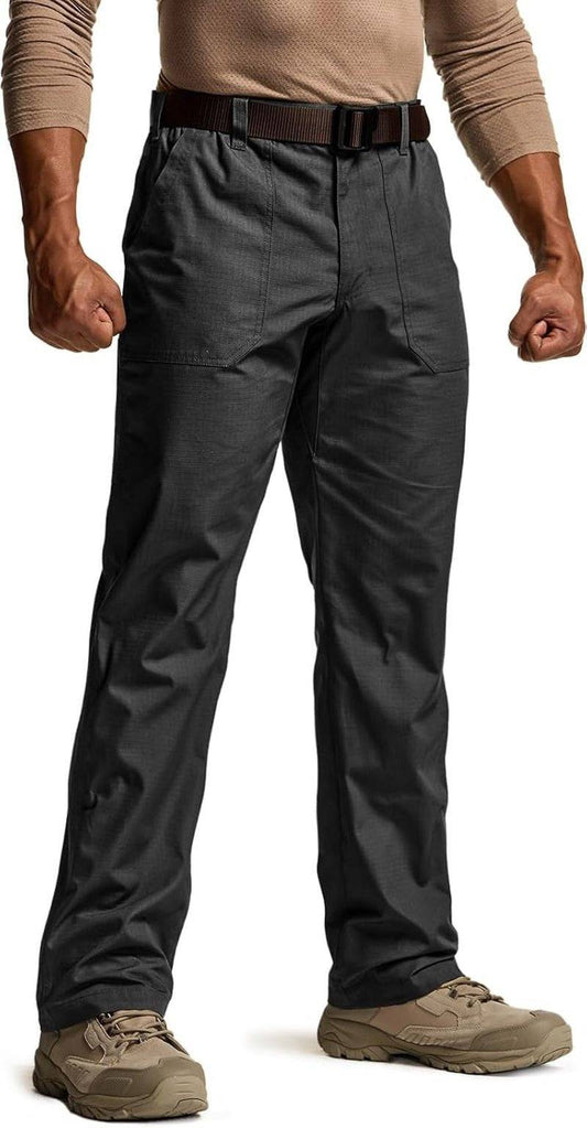 CQR Men's Quick-Dry Tactical Work Pants - Lightweight, Water-Resistant Cargo Hiking Pants - Inside The Bars