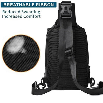 Men's Crossbody Backpack - Inside The Bars