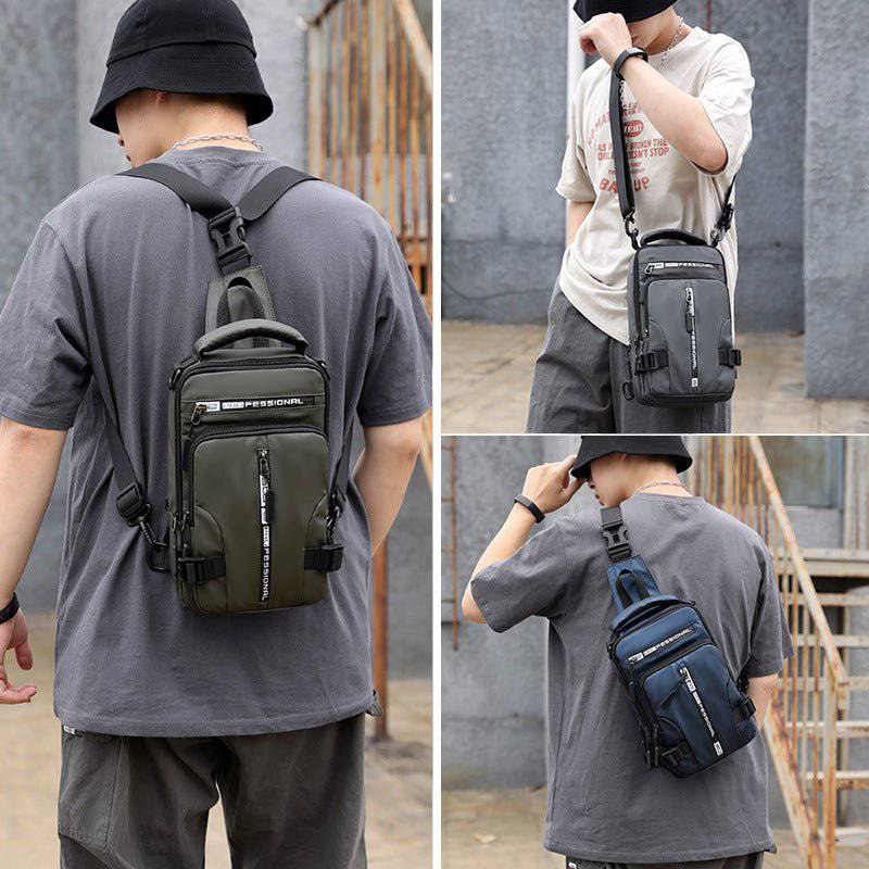 Men's Crossbody Backpack - Inside The Bars