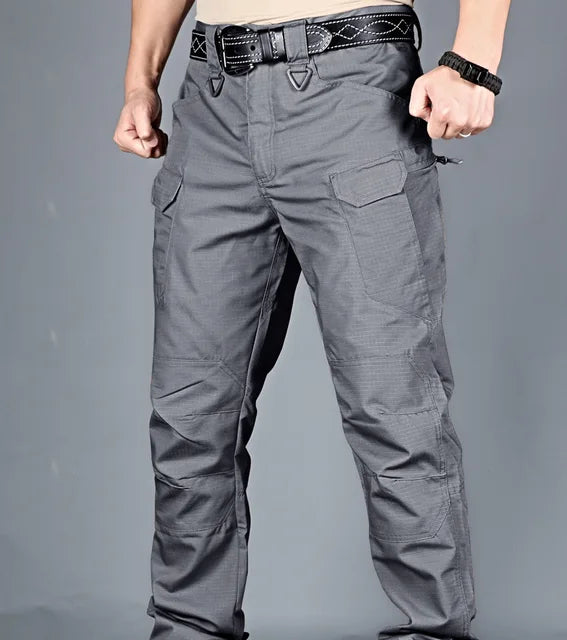 Men's Waterproof Tactical Cargo Pants, SWAT-Ready Combat Trousers with Versatile Pocket Design, Durable Outdoor Pants 2024