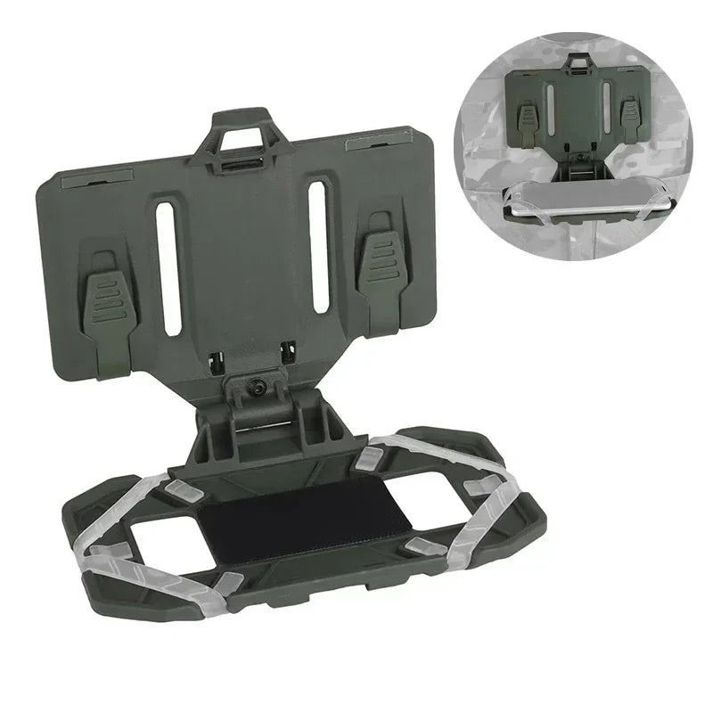 NEW Upgrade Tactical MOLLE Phone Holder, Folding Navigation Board, Cellphone Hold Gear, Airsoft Hunting Vest Accessories - Inside The Bars