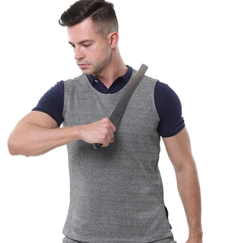 Summer Stab-resistant T shirt Tactical Clothing Cut-resistant Self-defense Clothing Thin Breathable Soft Hidden Anti-stab Vest - Inside The Bars