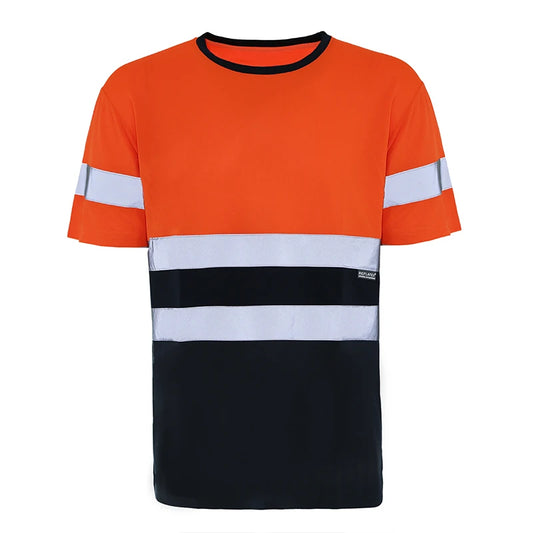 Hi Vis Polo Shirt Safety Shirt Reflective Polo Shirts Work Shirts For Men Two Tone Construction High Visibility Shirt - Inside The Bars