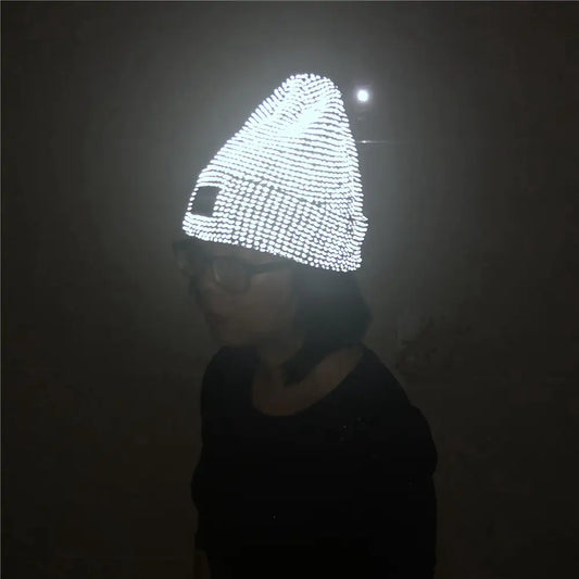 High-Visibility Reflective Beanie - Inside The Bars