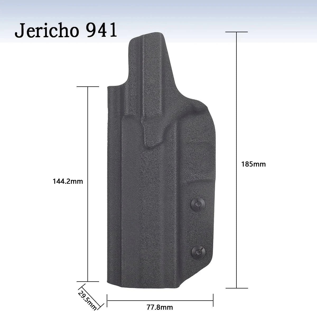 Inside Waistband Concealed Carry Holster for Glock 17, 19, 43X, Jericho 941, Taurus G2C, and SIG Sauer P365 with Belt Clip - Inside The Bars