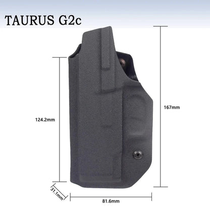 Inside Waistband Concealed Carry Holster for Glock 17, 19, 43X, Jericho 941, Taurus G2C, and SIG Sauer P365 with Belt Clip - Inside The Bars