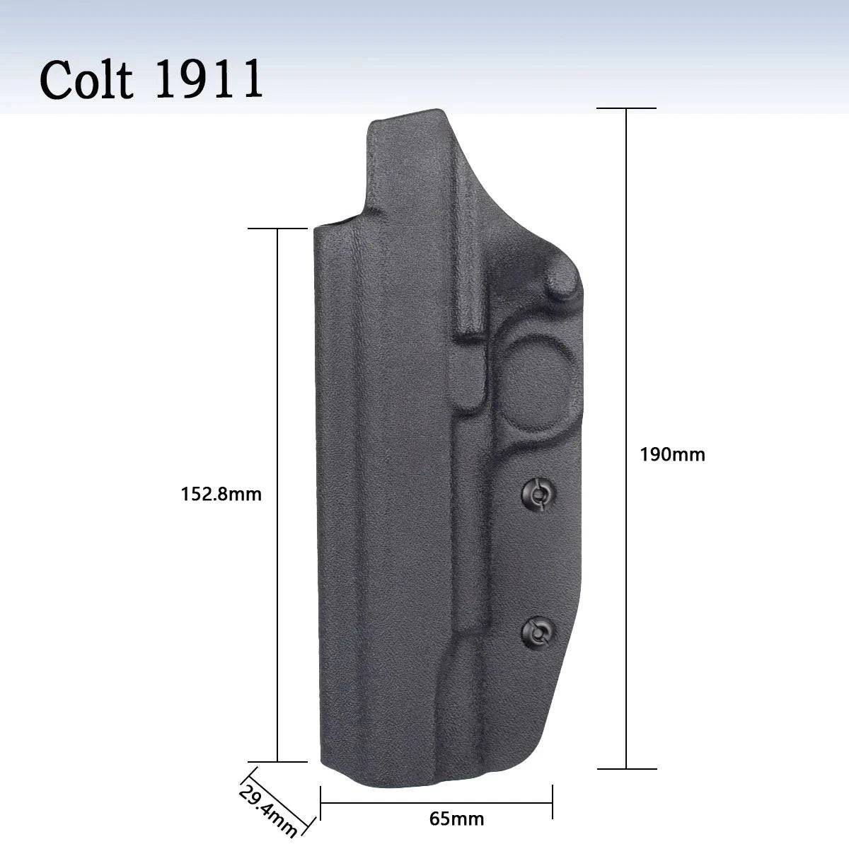 Inside Waistband Concealed Carry Holster for Glock 17, 19, 43X, Jericho 941, Taurus G2C, and SIG Sauer P365 with Belt Clip - Inside The Bars