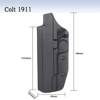 Inside Waistband Concealed Carry Holster for Glock 17, 19, 43X, Jericho 941, Taurus G2C, and SIG Sauer P365 with Belt Clip - Inside The Bars