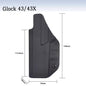 Inside Waistband Concealed Carry Holster for Glock 17, 19, 43X, Jericho 941, Taurus G2C, and SIG Sauer P365 with Belt Clip - Inside The Bars