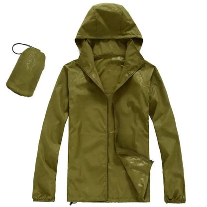 Packable Waterproof Rain Jacket