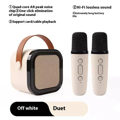 Portable Bluetooth Karaoke Microphone & Speaker System