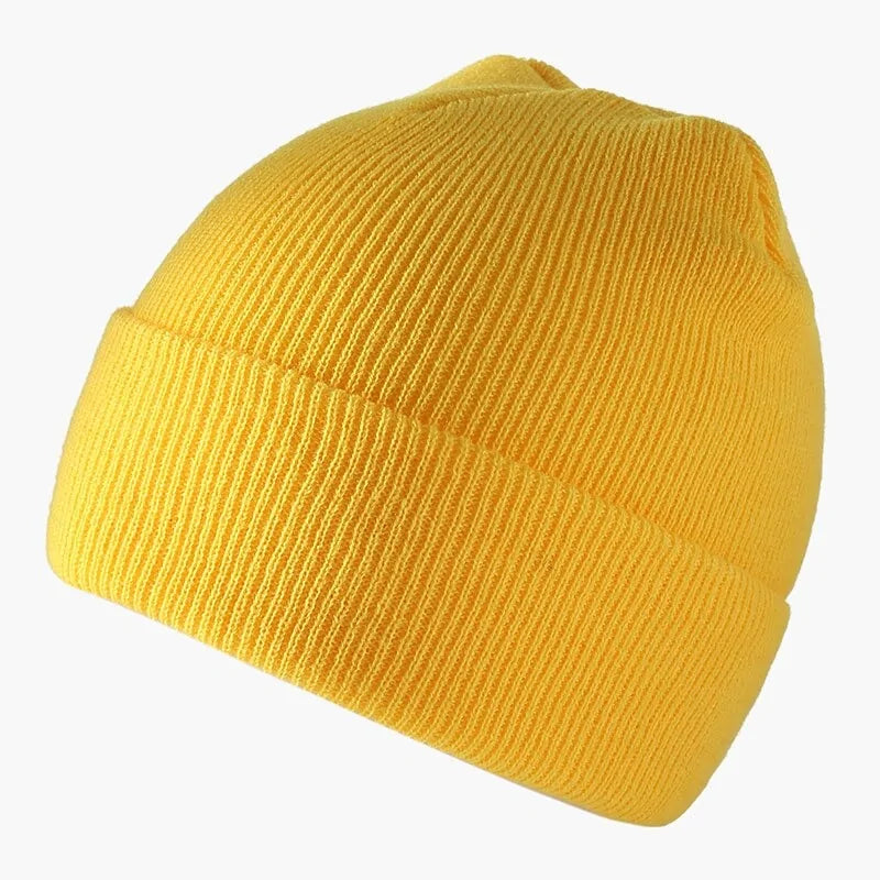 Cozy Ribbed Knitted Fisherman Beanie Hat - Inside The Bars