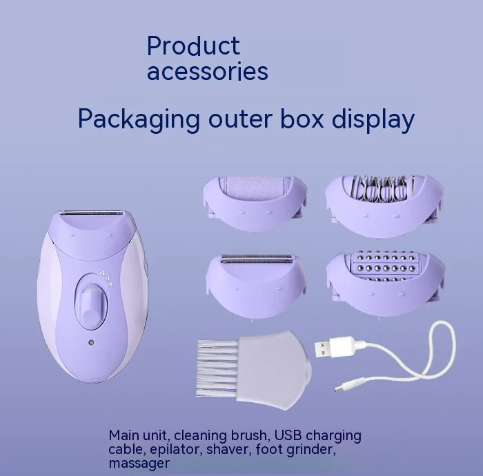 Kemei Epilator 4-IN-1 - Inside The Bars