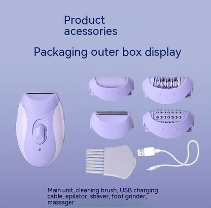 Kemei Epilator 4-IN-1 - Inside The Bars