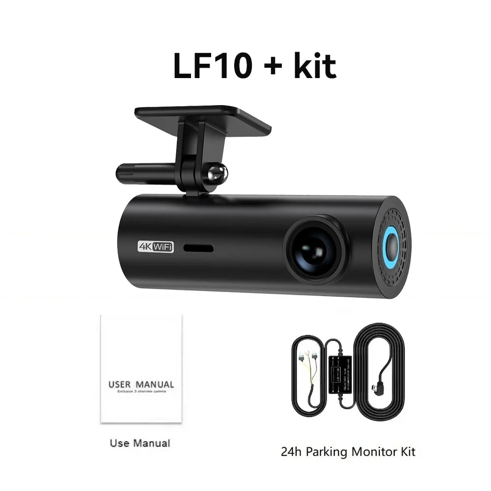 LF10 4K Front Dash Camera with Loop Recording, Auto Overwrite, and Time-Stamped Playback Features - Inside The Bars