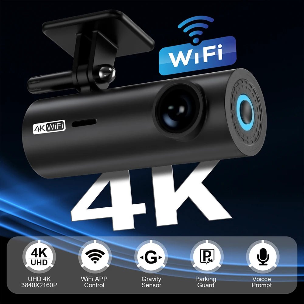 LF10 4K Front Dash Camera with Loop Recording, Auto Overwrite, and Time-Stamped Playback Features - Inside The Bars