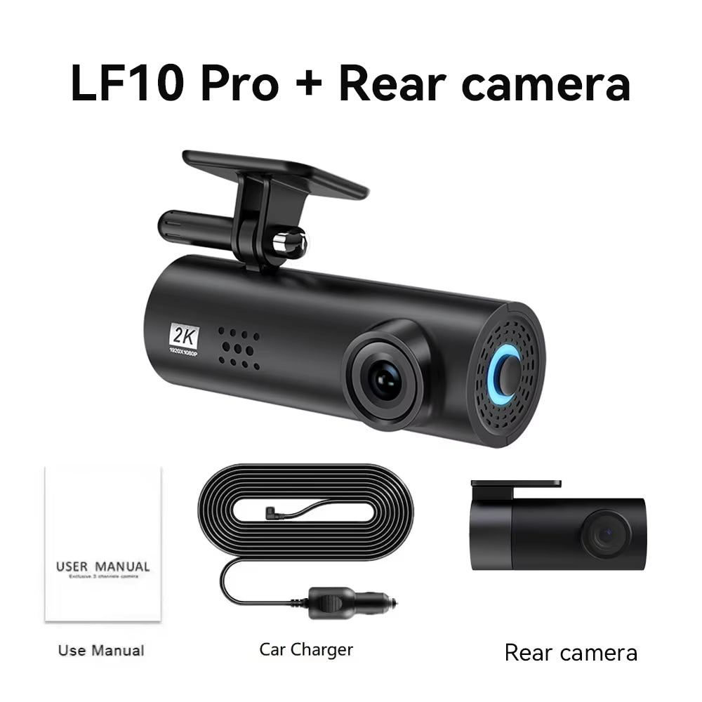 LF10 4K Front Dash Camera with Loop Recording, Auto Overwrite, and Time-Stamped Playback Features - Inside The Bars