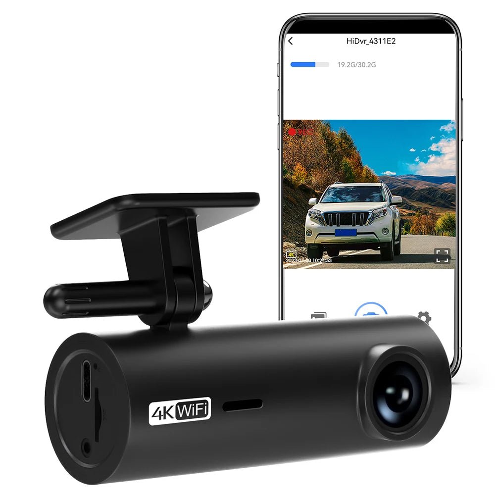 LF10 4K Front Dash Camera with Loop Recording, Auto Overwrite, and Time-Stamped Playback Features - Inside The Bars