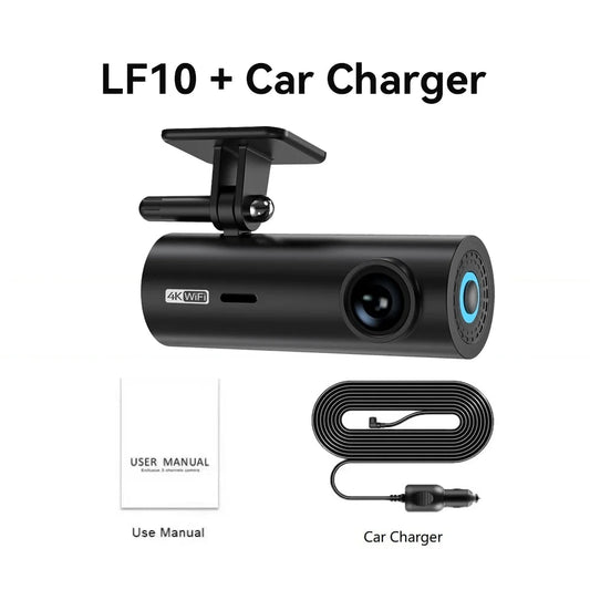 LF10 4K Front Dash Camera with Loop Recording, Auto Overwrite, and Time-Stamped Playback Features - Inside The Bars