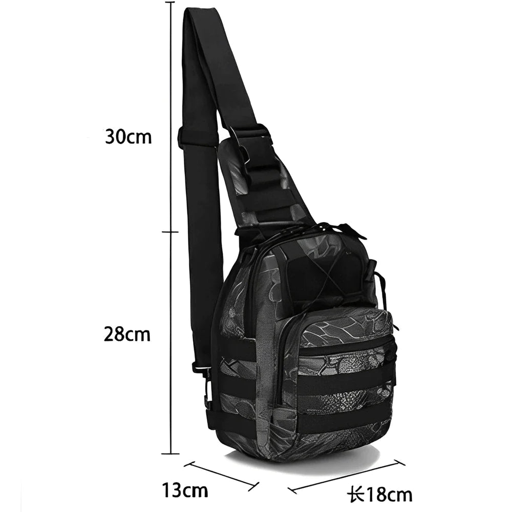 Versatile Men's Tactical Sling Backpack for Adventure and Everyday Use - Inside The Bars