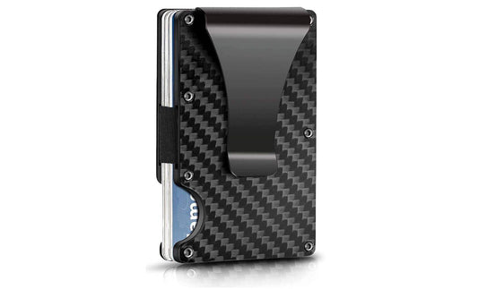 Men's Carbon Fiber Minimalist Wallet - Inside The Bars