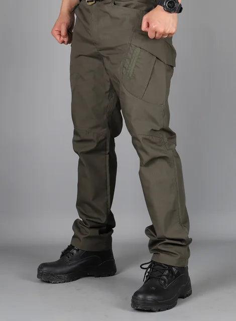Men's Waterproof Tactical Cargo Pants, SWAT - Ready Combat Trousers with Versatile Pocket Design, Durable Outdoor Pants 2024 - Inside The Bars