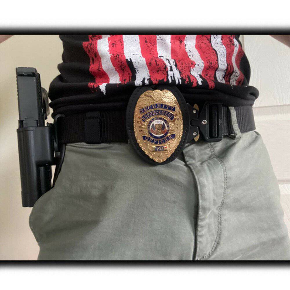 Military Tactical Belt Heavy Duty Security Guard Working Utility Nylon Waistband - Inside The Bars