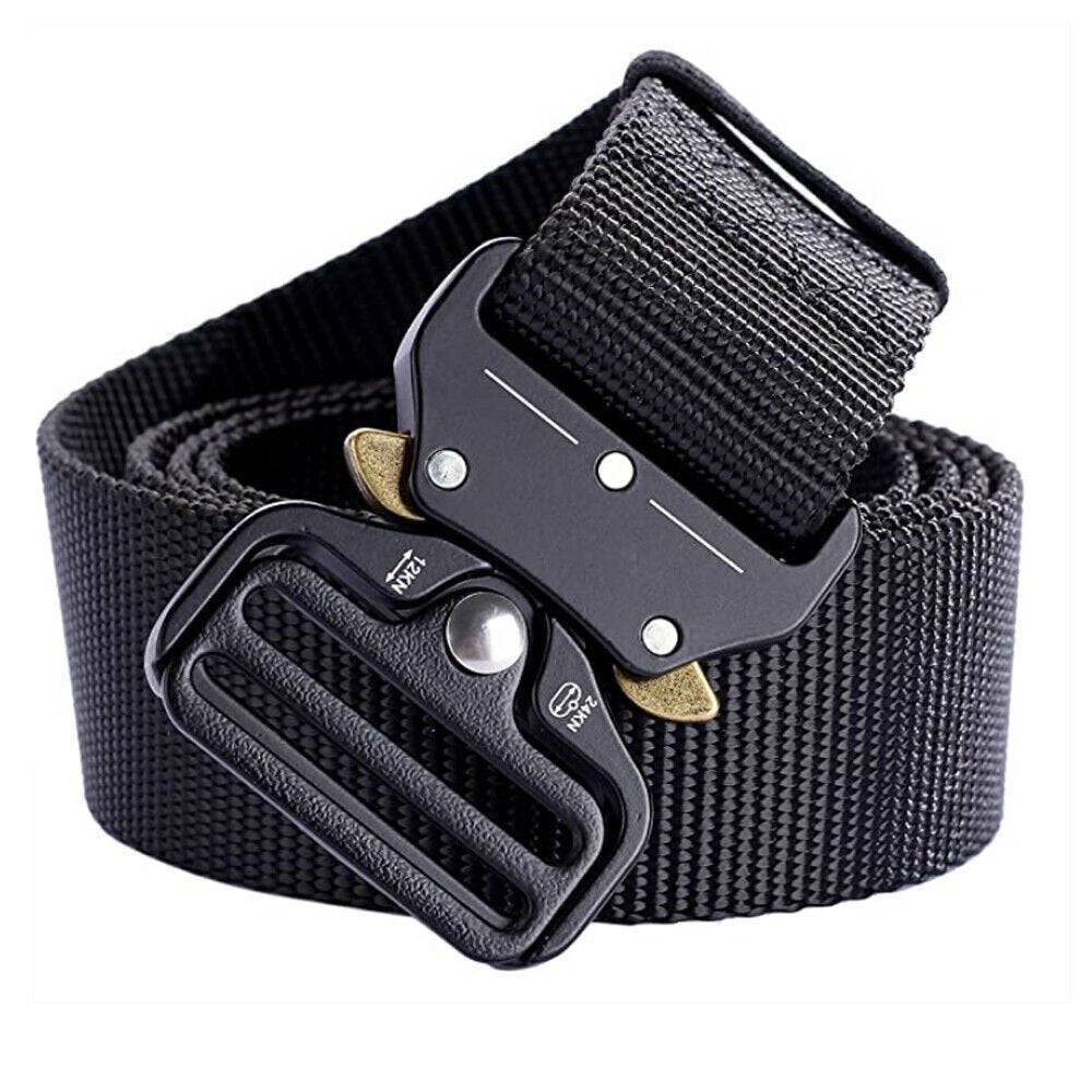 Military Tactical Belt Heavy Duty Security Guard Working Utility Nylon Waistband - Inside The Bars