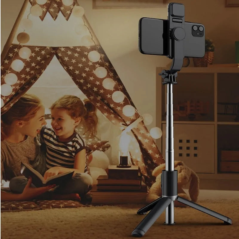 Ultimate Wireless Bluetooth Selfie Stick with Adjustable Fill Light