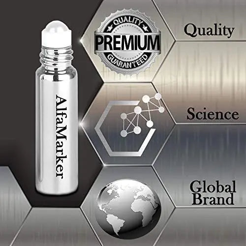 AlfaMarker Men’s Pheromone Cologne Set - 2x5 ml Irresistible Attraction Formula