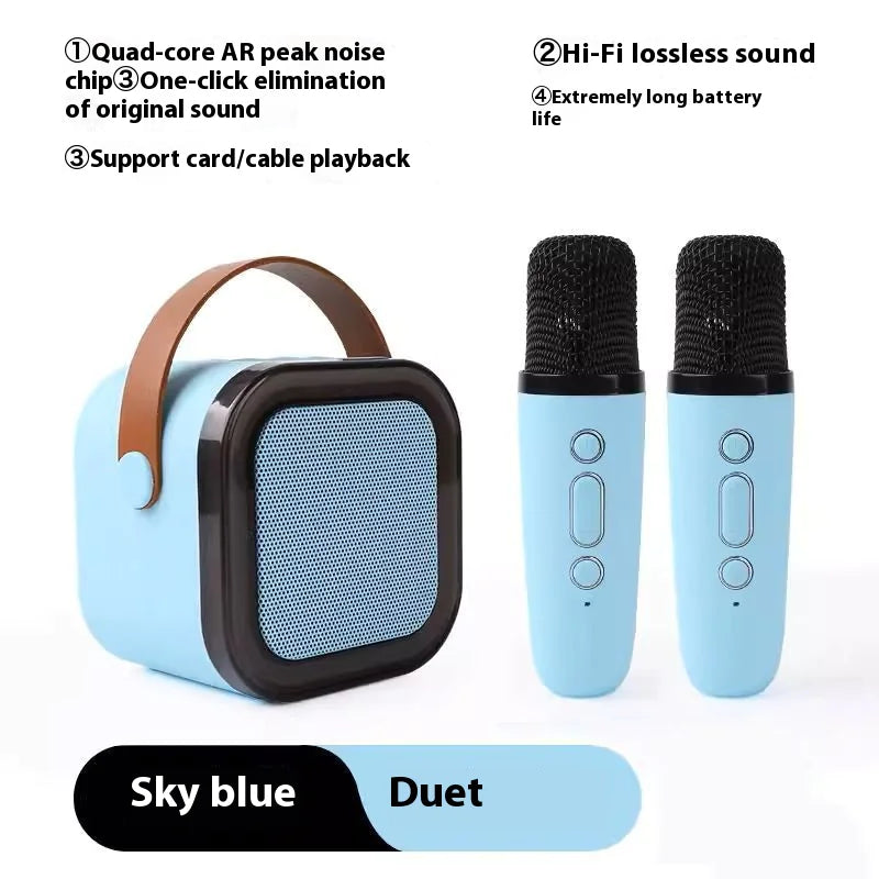 Portable Bluetooth Karaoke Microphone & Speaker System