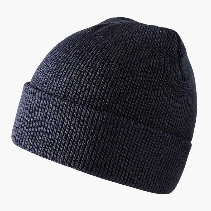 Cozy Ribbed Knitted Fisherman Beanie Hat - Inside The Bars