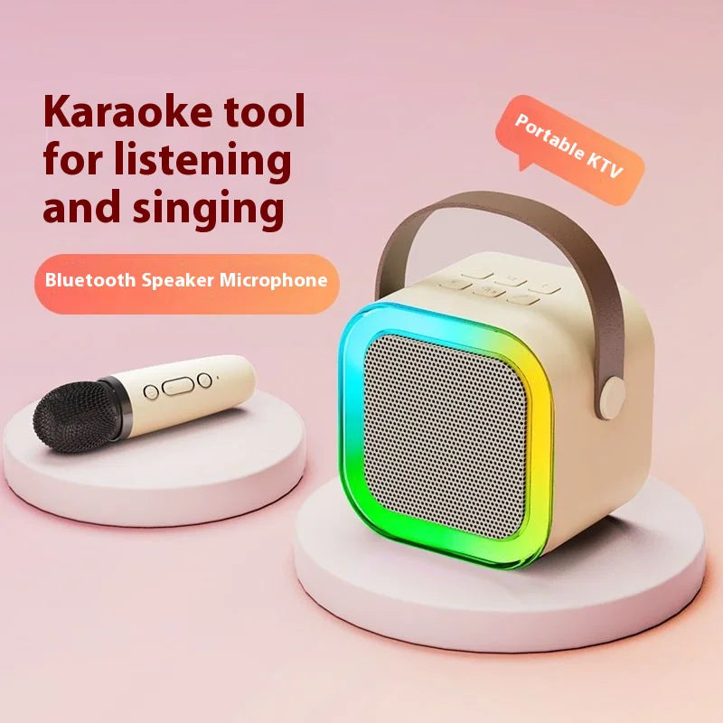 Portable Bluetooth Karaoke Microphone & Speaker System