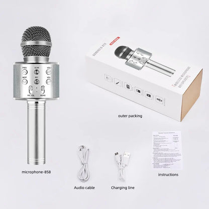 Wireless Bluetooth Karaoke Microphone for Ultimate Singing Fun